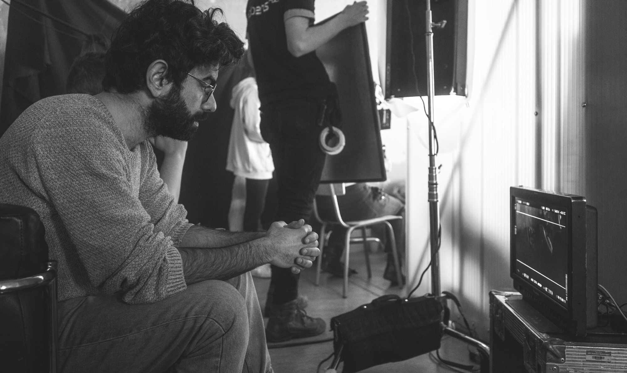 Ghiath Al Mhitawi on set